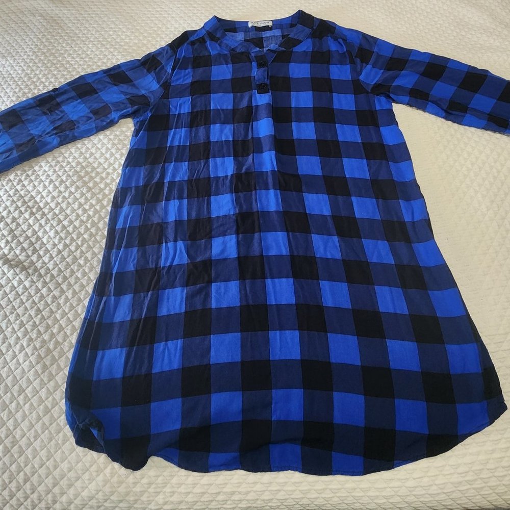 Buffalo plaid Kate Kasin tunic
